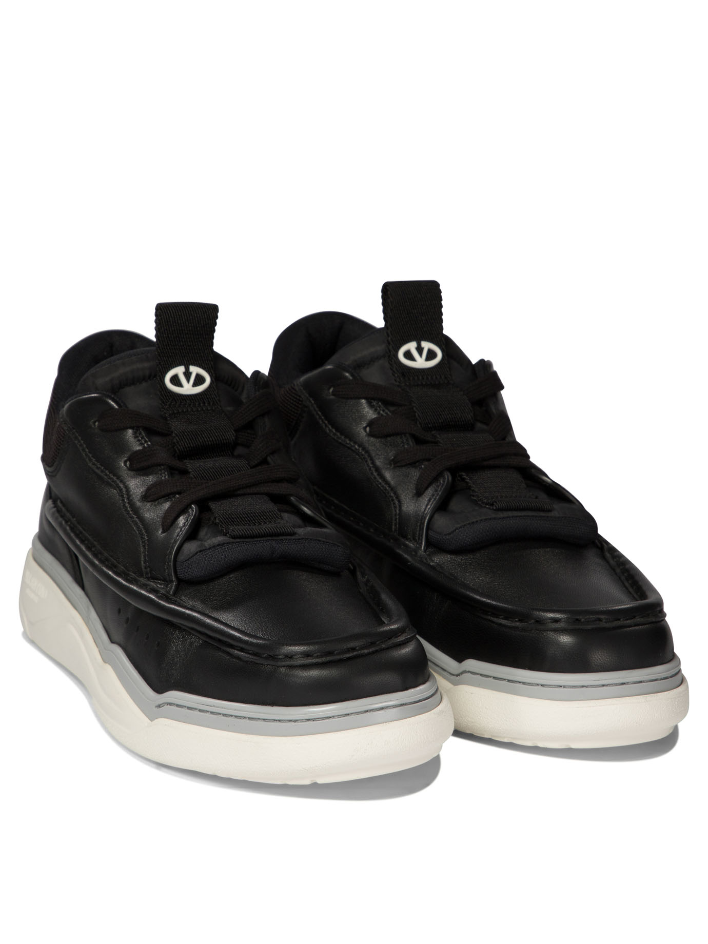 VALENTINO GARAVANI Black   Runboot sneakers